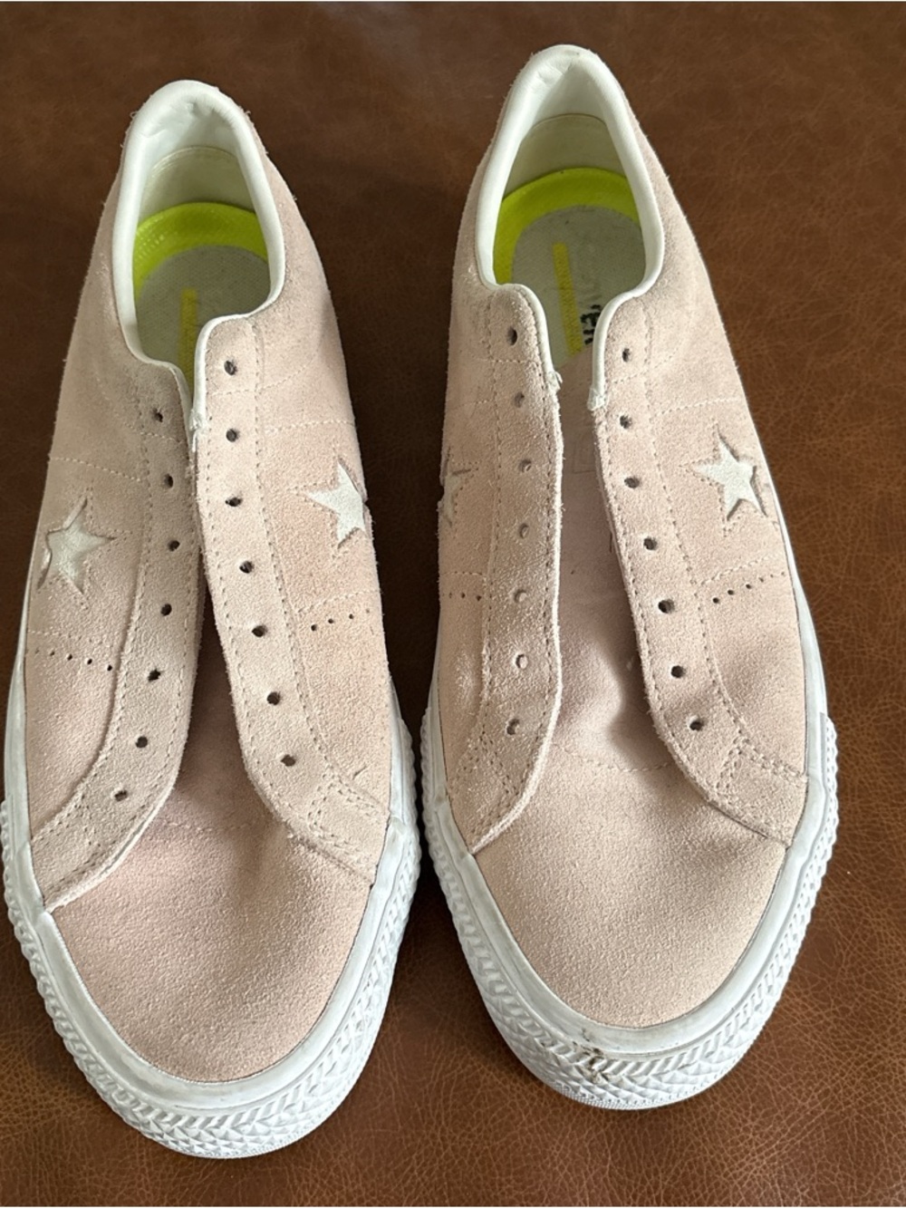 Converse All Star Pink Suede Low-Top Sneakers - Unisex - M9 W11 Needs Laces